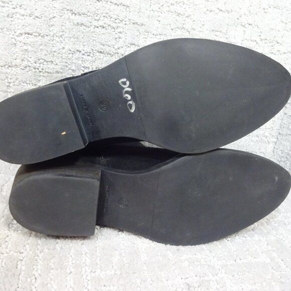 Marroqui Sanchez Womens 39 US 8 Black Suede Zip Boho Western Ankle Boots 19040 - Picture 5 of 10